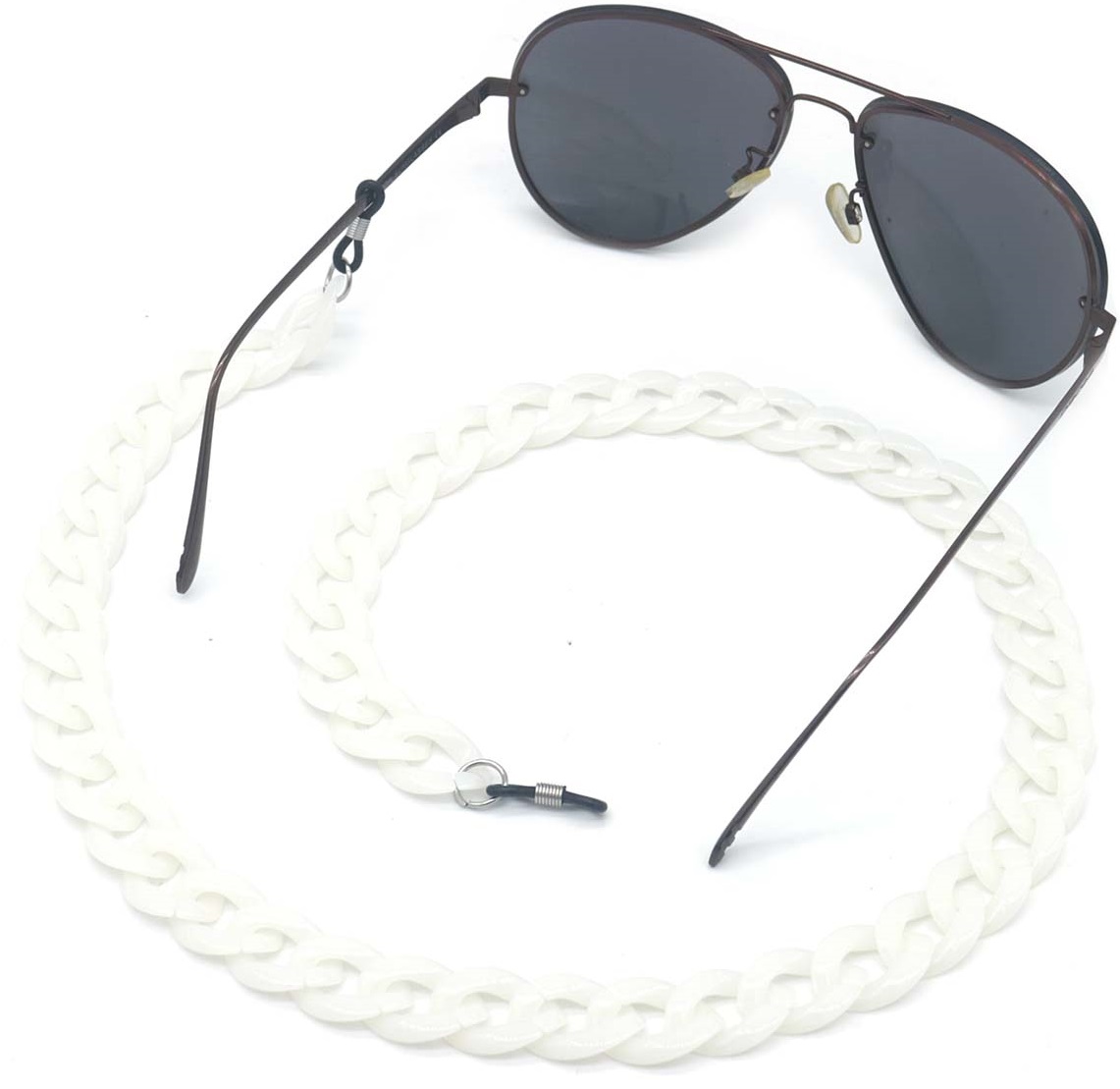 I-B10.2 GL004-101-8 Sunglass Chain White