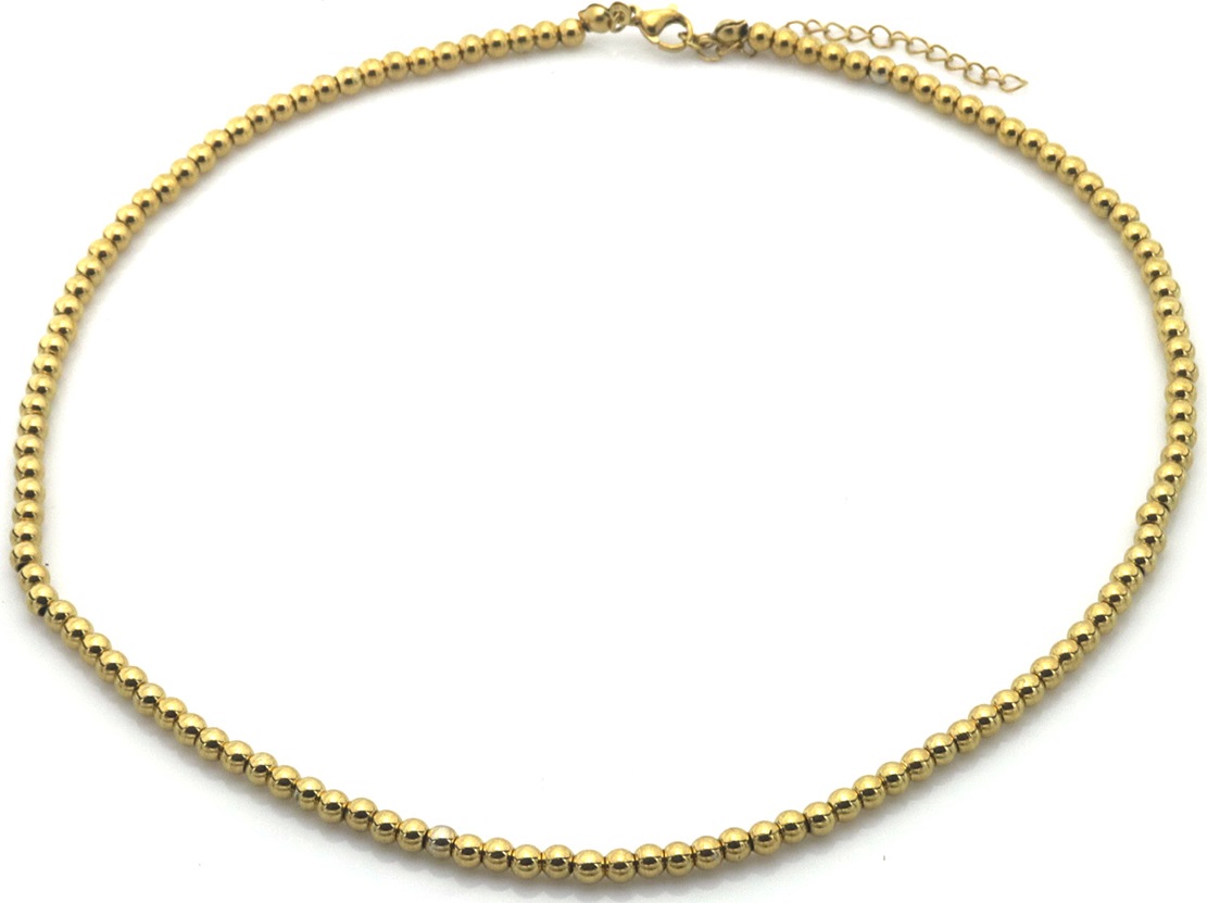 H-B19.4 N100-066G S. Steel Necklace 4mm