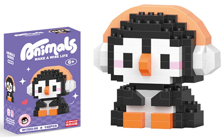 T-D7.2 W1502-06 Building Block Set Penguin