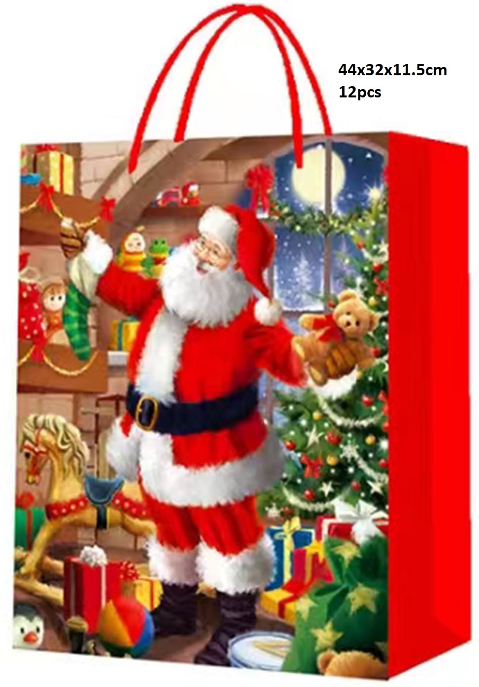 T-M4.2 PK726-006-L Gift Bags 44x32x11.5cm  Christmas - 12pcs