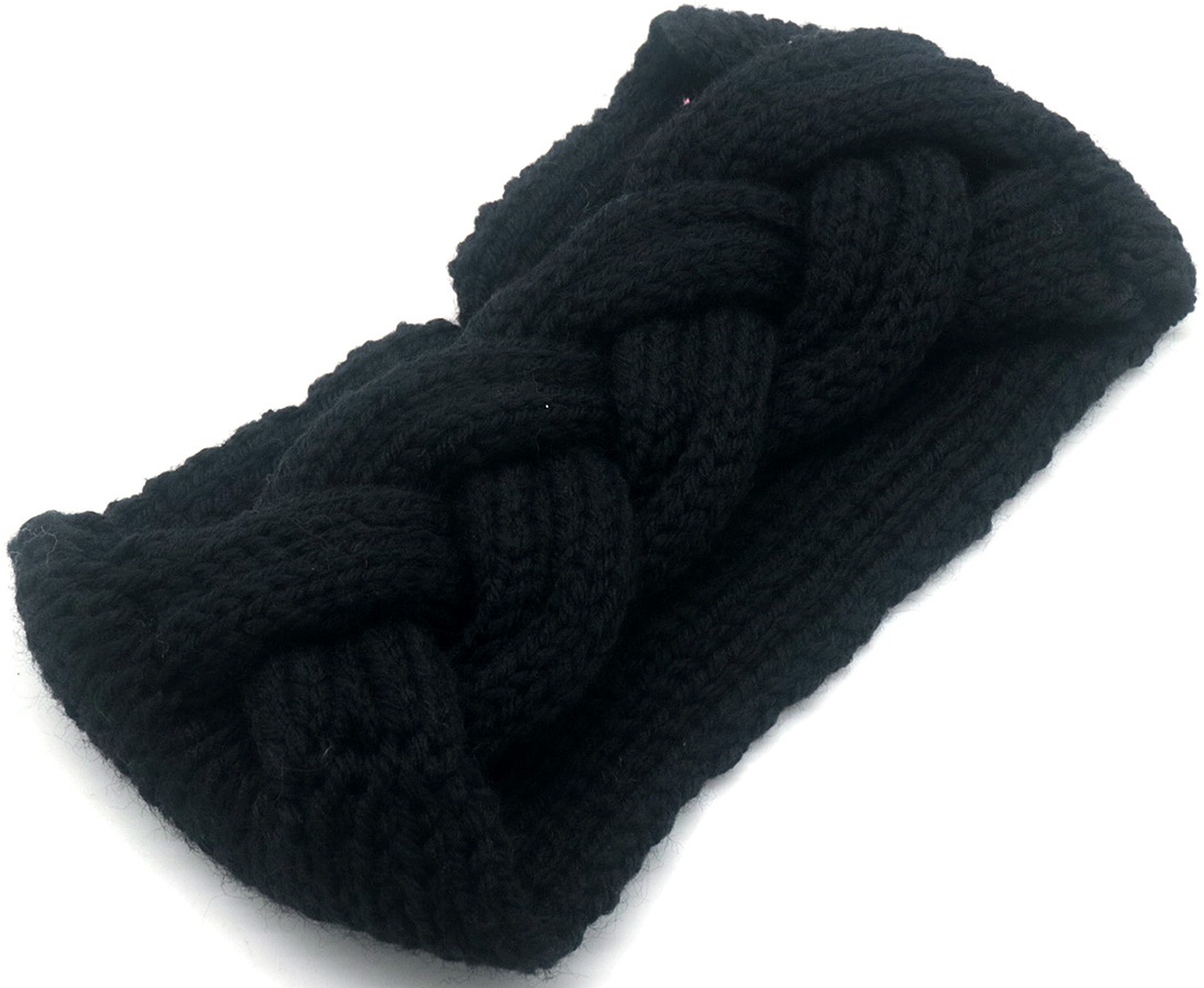 T-F8.1 H071-016-7 Knitted Headband Black