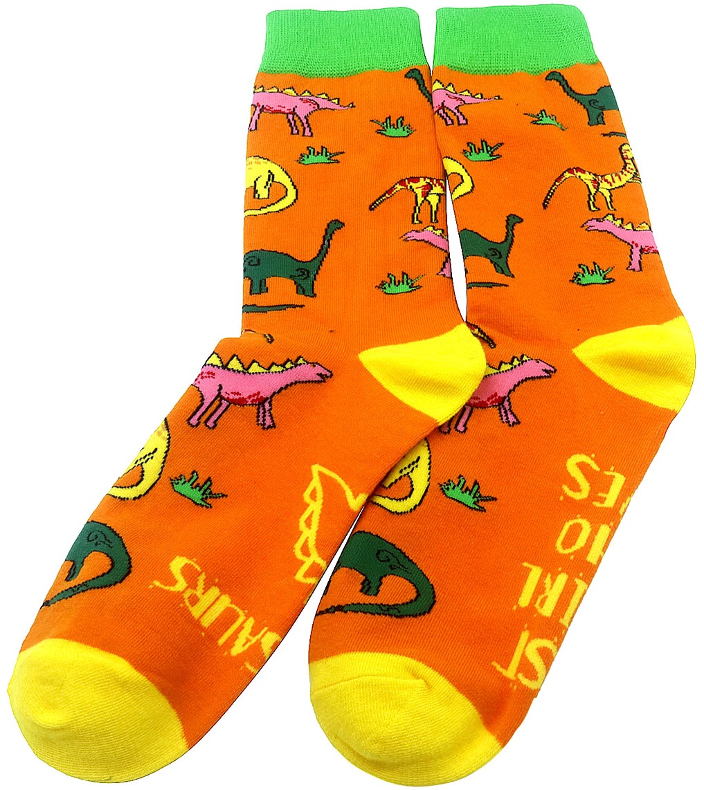 S-G6.3 SOCK2424-052 Pair of Socks Size 38-45 Dinos