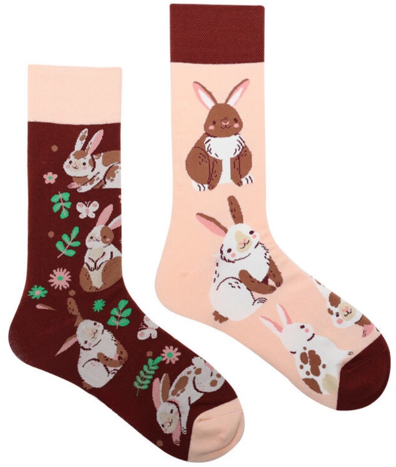 S-C8.1  SOCK2368-031 Socks Size 38-45 Rabbits