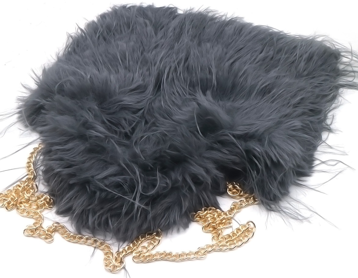 T-K6.2 BAG727-003-3 Fluffy Bag 30x24cm