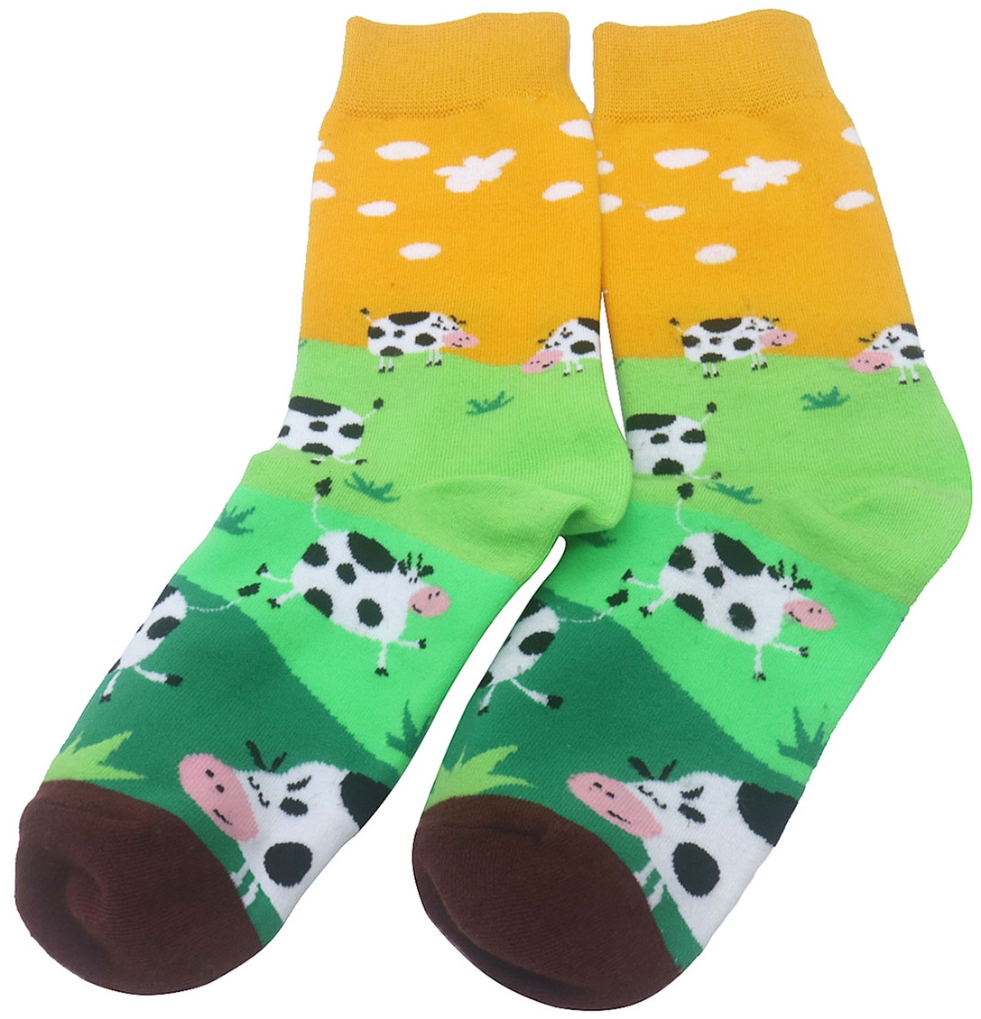 S-J8.2  SOCK2424-050 Pair of Socks Size 38-45 Cows