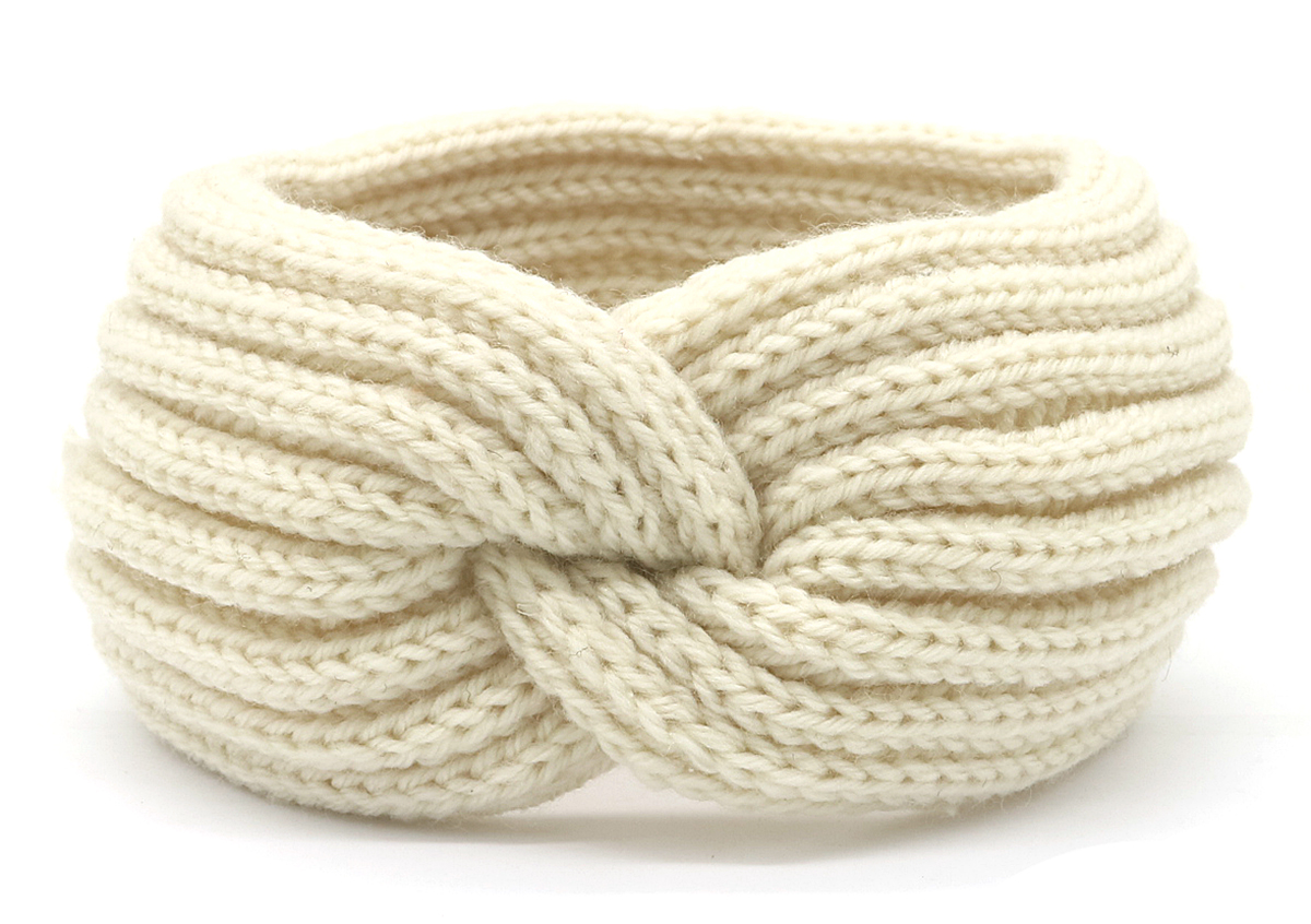 T-C4.1 H401-001L Knitted Headband Beige