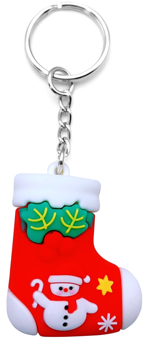 E-A16.1 KY044-008-3 Keychain Christmas 4cm