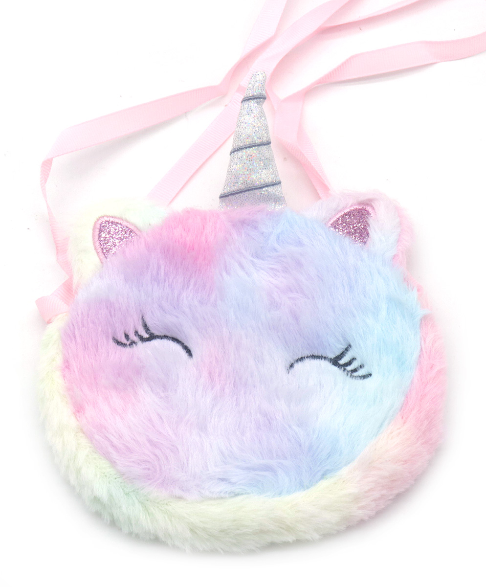 J-E13.1 WA2403-005-3 Plush Bag Unicorn 12cm