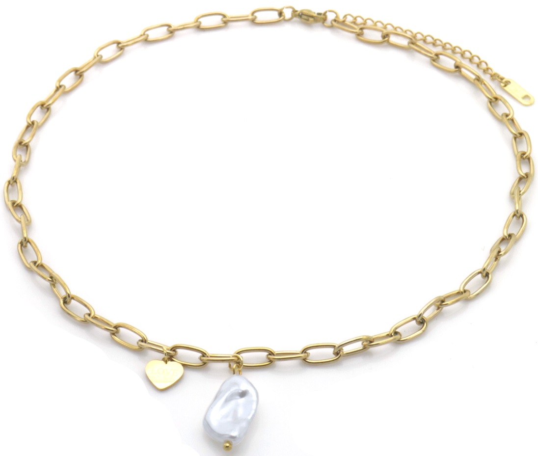 D-C11.1 N926-003G S. Steel Necklace