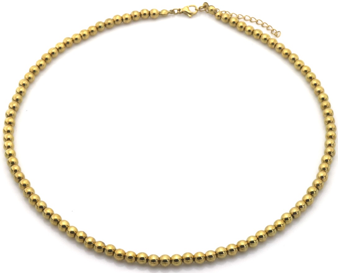 H-A8.1  N100-066G S. Steel Necklace 5mm