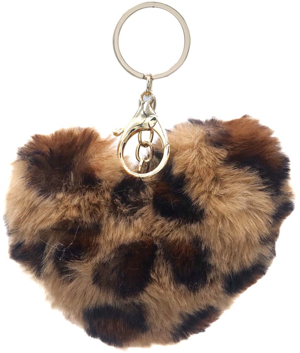 X-P6.1  KY2403-170 Fluffy Keychain 10cm Heart