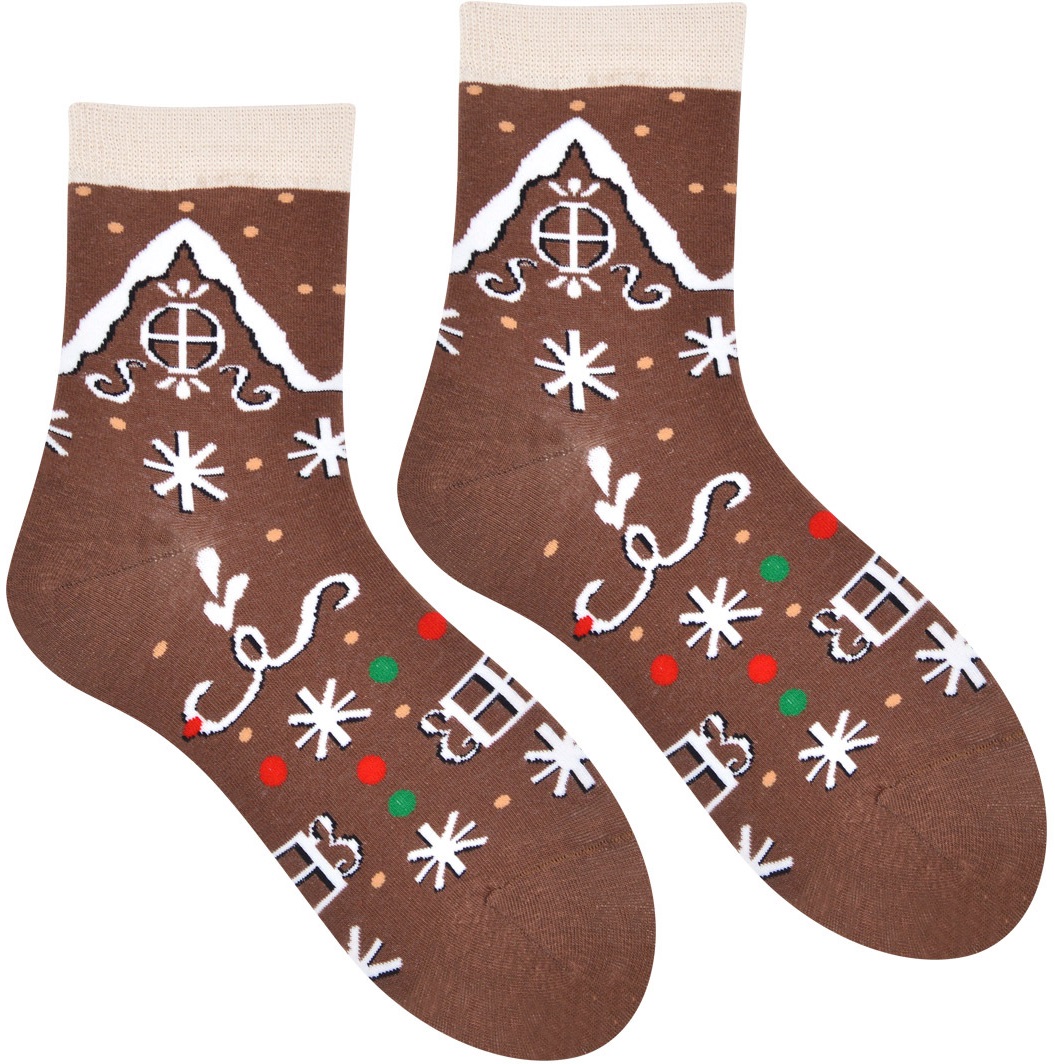 S-D2.3  SOCK2438-105 Pair of Socks Size 38-45 Christmas