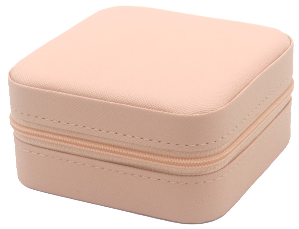 E-C19.4  PK829-012 PU Travel Case 10x10x5cm Pink