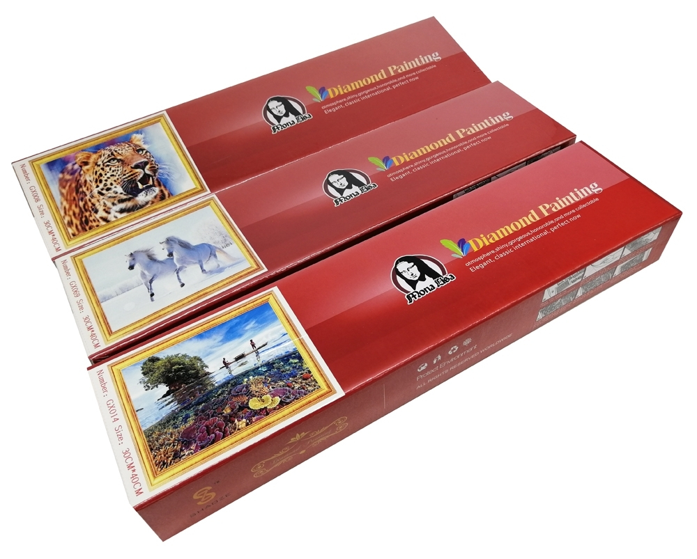 I-F1.1 CF002  Diamond Painting Set 5 frame Tiger 150x90cm