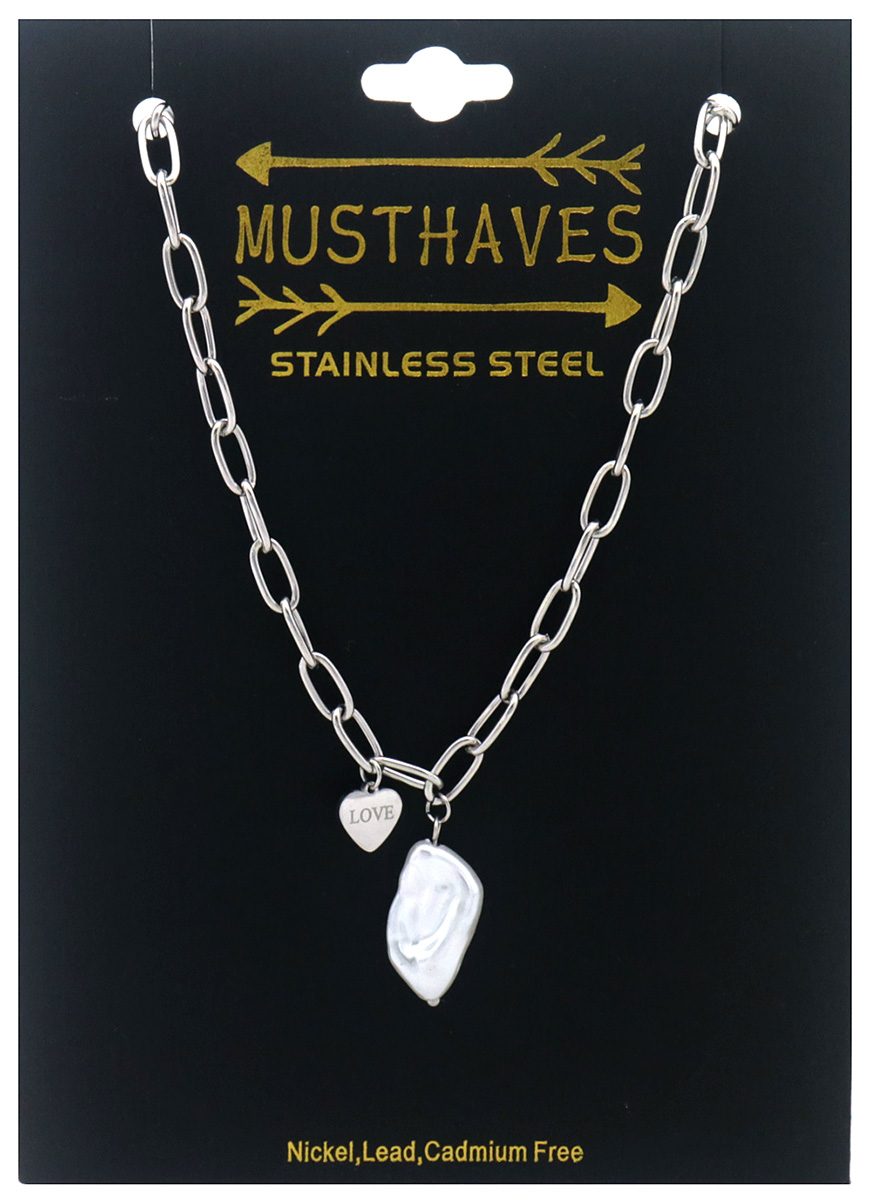 D-E21.1 N926-003S S. Steel Necklace